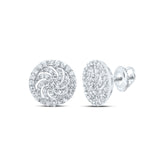 1/3CTW-DIA P1 GIFT FLOWER STUD EARRING